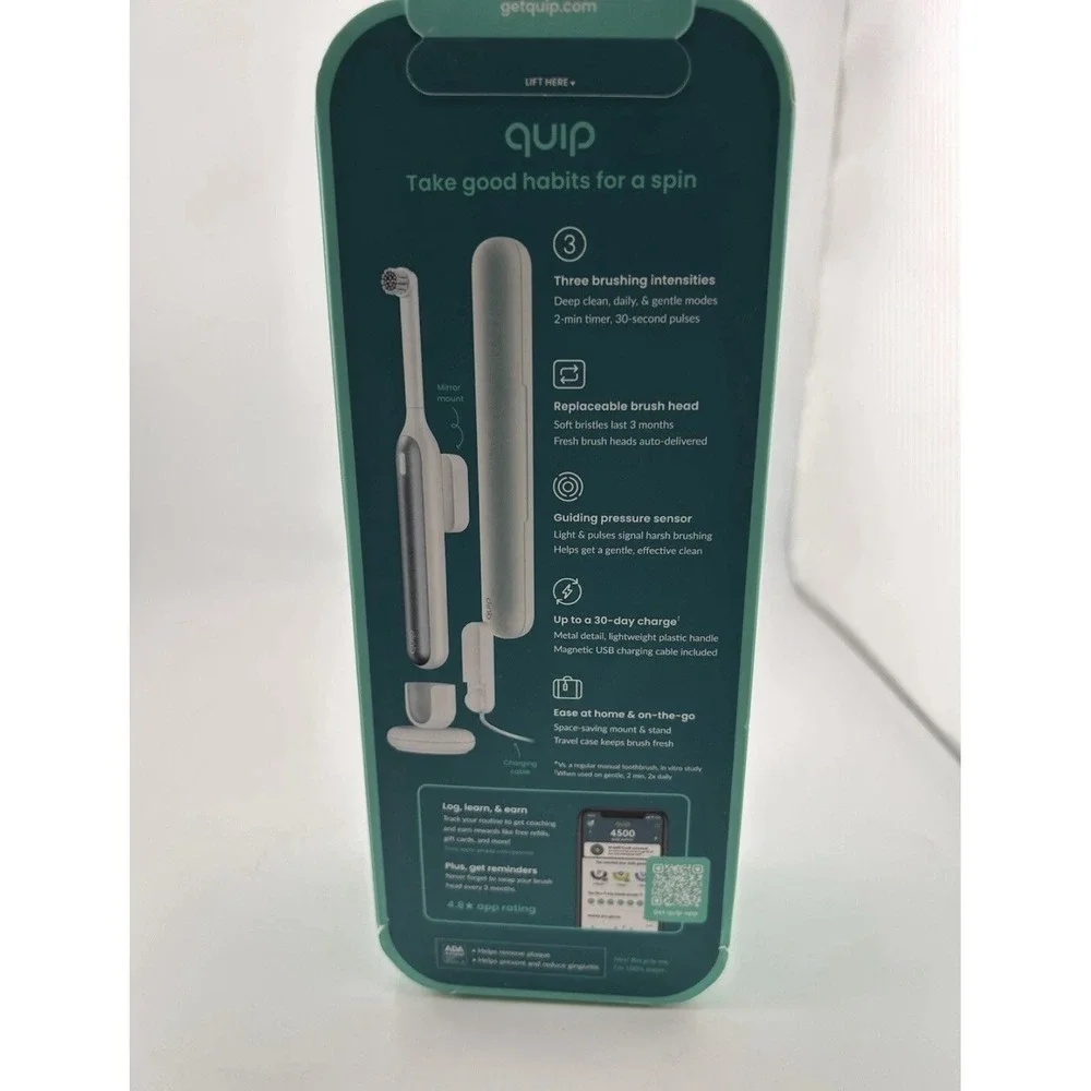 Quip Rev 360 Oscillating Rechargeable Electric Toothbrush